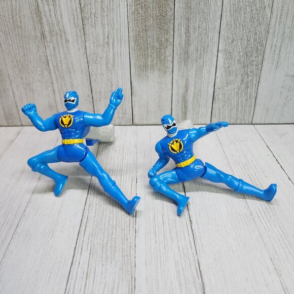 Power Rangers Dino Thunder Blue Ranger Action Figure Lightning Collection - 2pcs - Picture 2 of 9
